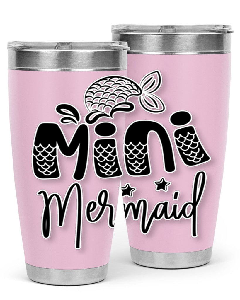 Mini Mermaid 508#- mermaid- Tumbler