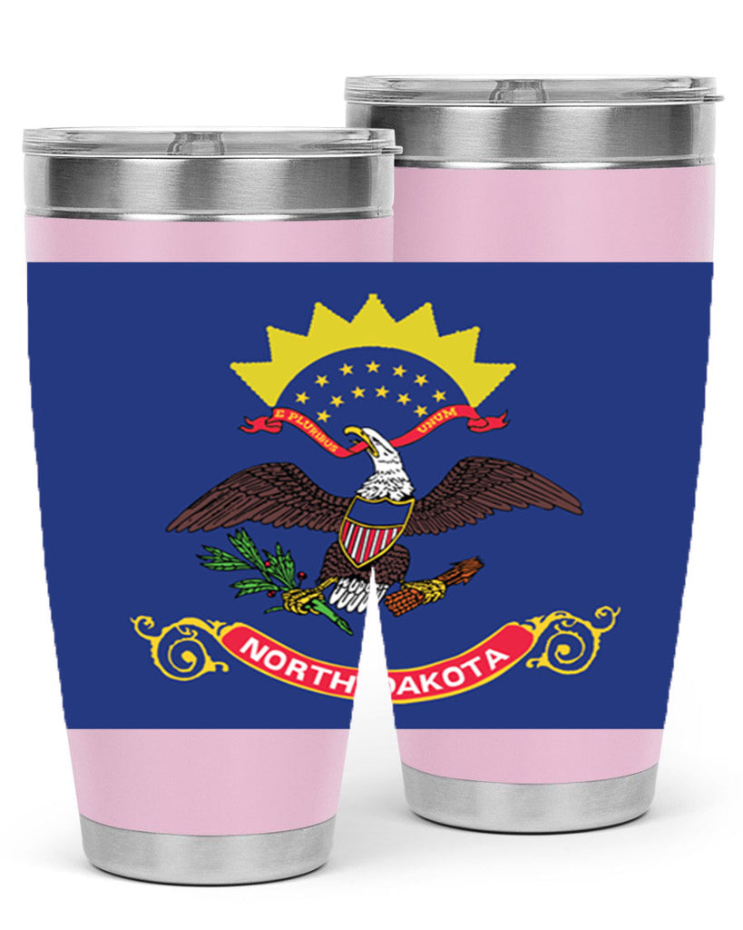 North Dakota 18#- Us Flags- Tumbler