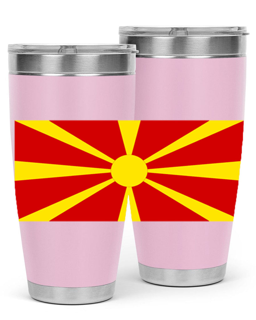 North Macedonia 69#- world flags- Tumbler