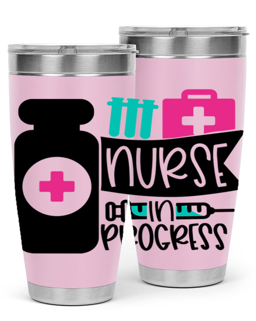 Nurse In Progress Style Style 111#- nurse- tumbler