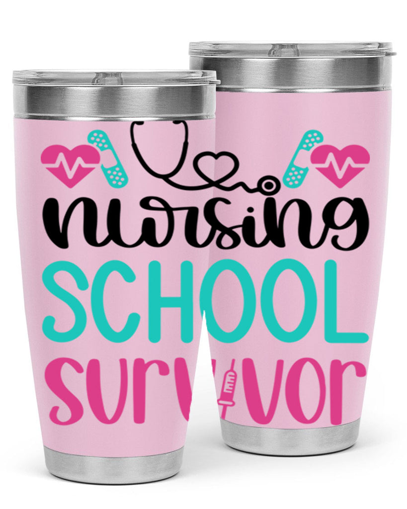 Nursing School Survivor Style Style 63#- nurse- tumbler