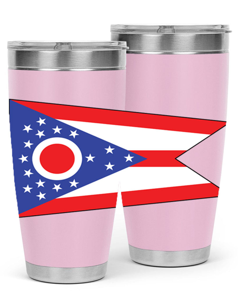 Ohio 17#- Us Flags- Tumbler