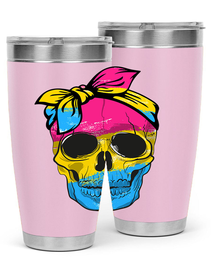 Pansexual Lgbtq Skull Gay Pride Png 30#- lgbt- Tumbler