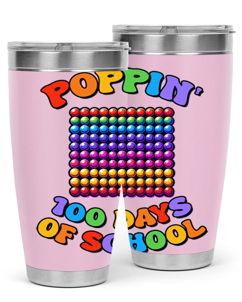 Poppin my way through PNG 54#- 100 days of school- Tumbler