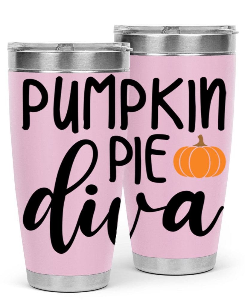 Pumpkin Pie Diva 532#- fall- Tumbler
