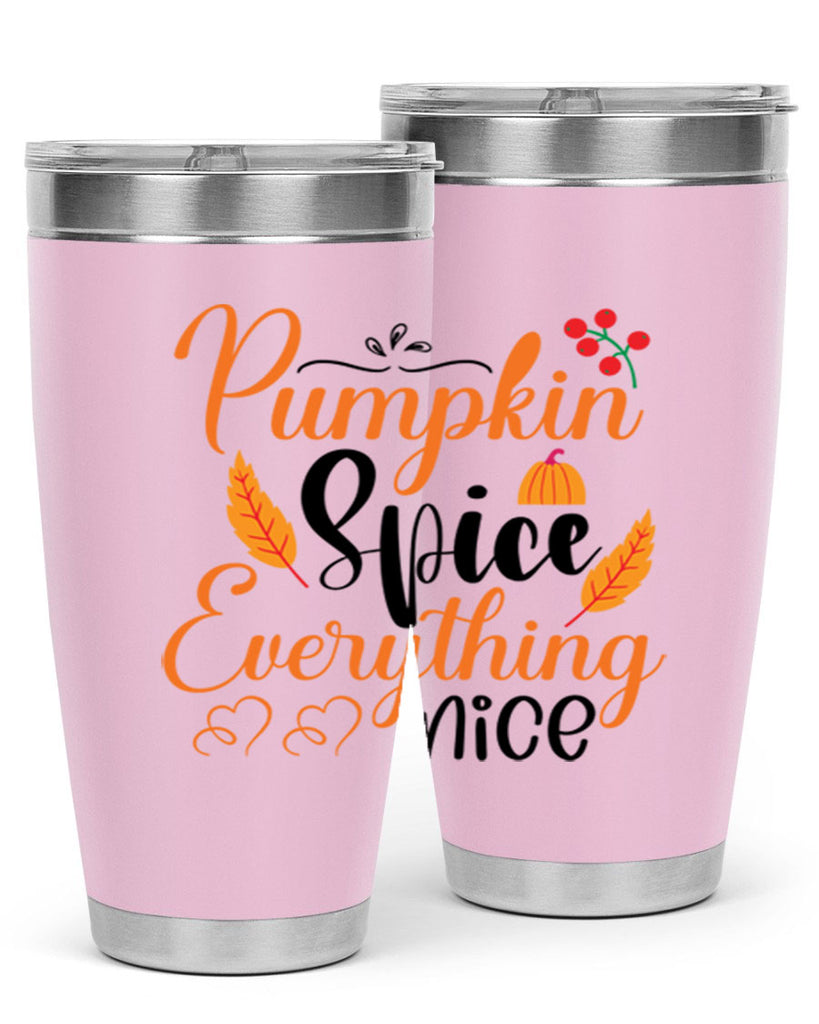 Pumpkin Spice Everything Nice 543#- fall- Tumbler