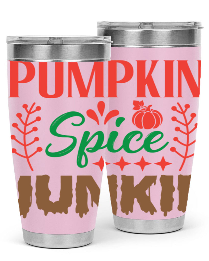 Pumpkin Spice Junkie 547#- fall- Tumbler