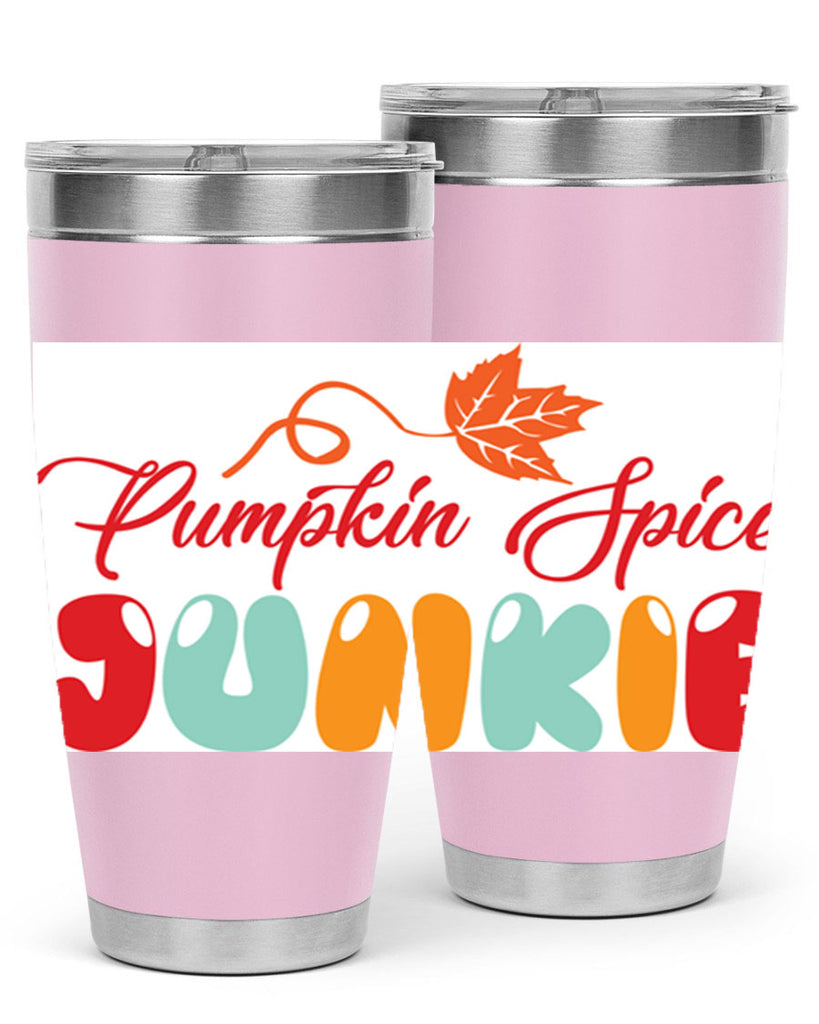 PumpkinSpiceJunkiedesign 569#- fall- Tumbler