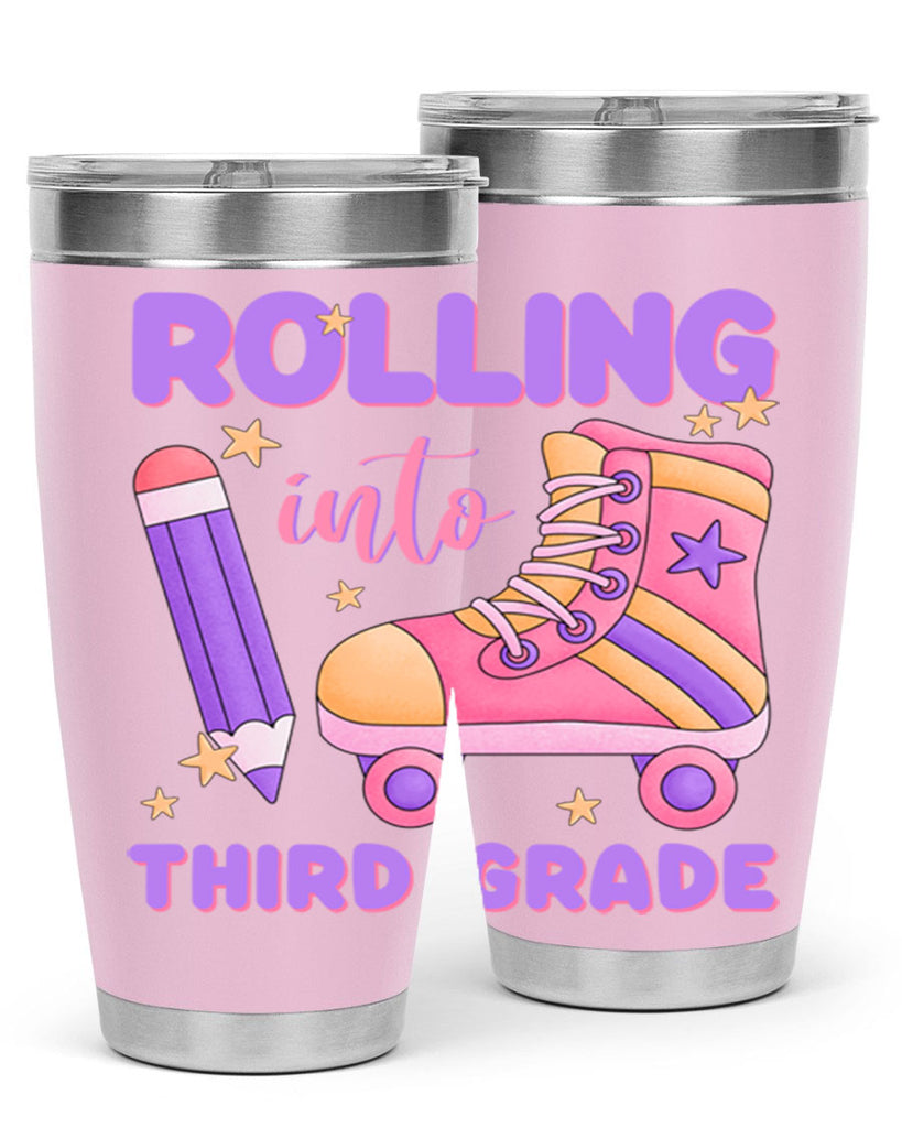 Rolling into 3rd Grade 24#- 3rd grade- Tumbler