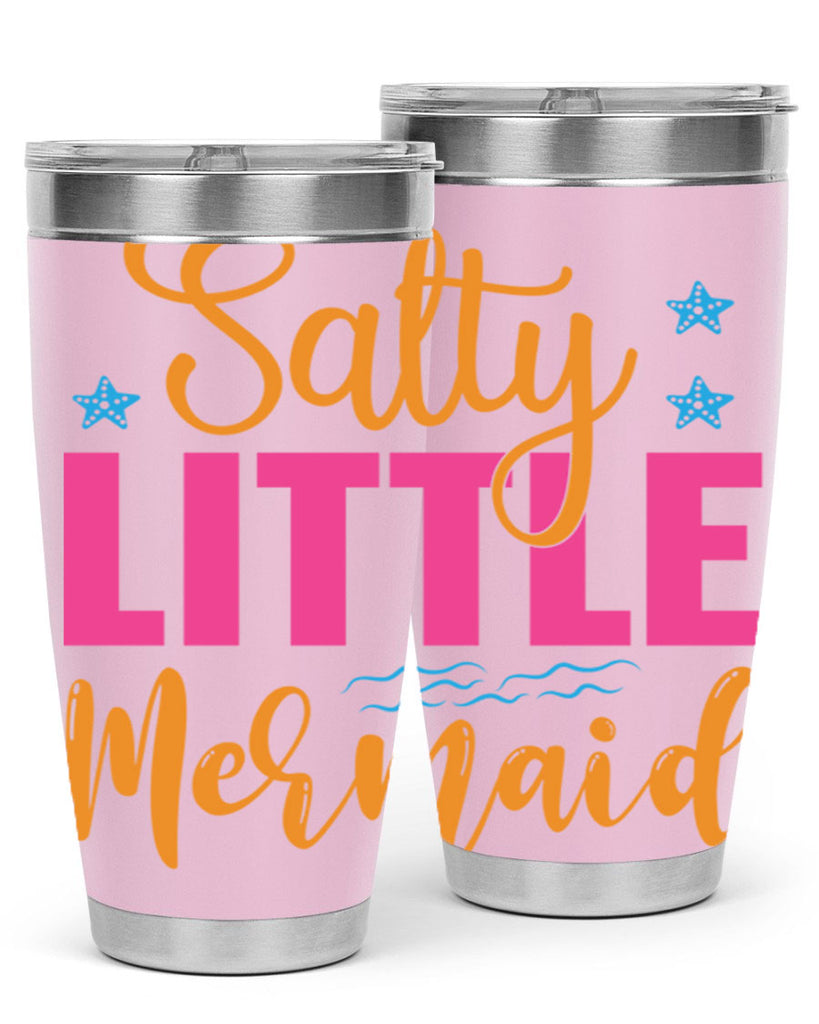 Salty Little Mermaid Design 574#- mermaid- Tumbler