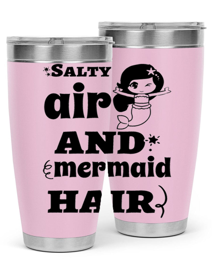 Salty air and mermaid hair 567#- mermaid- Tumbler