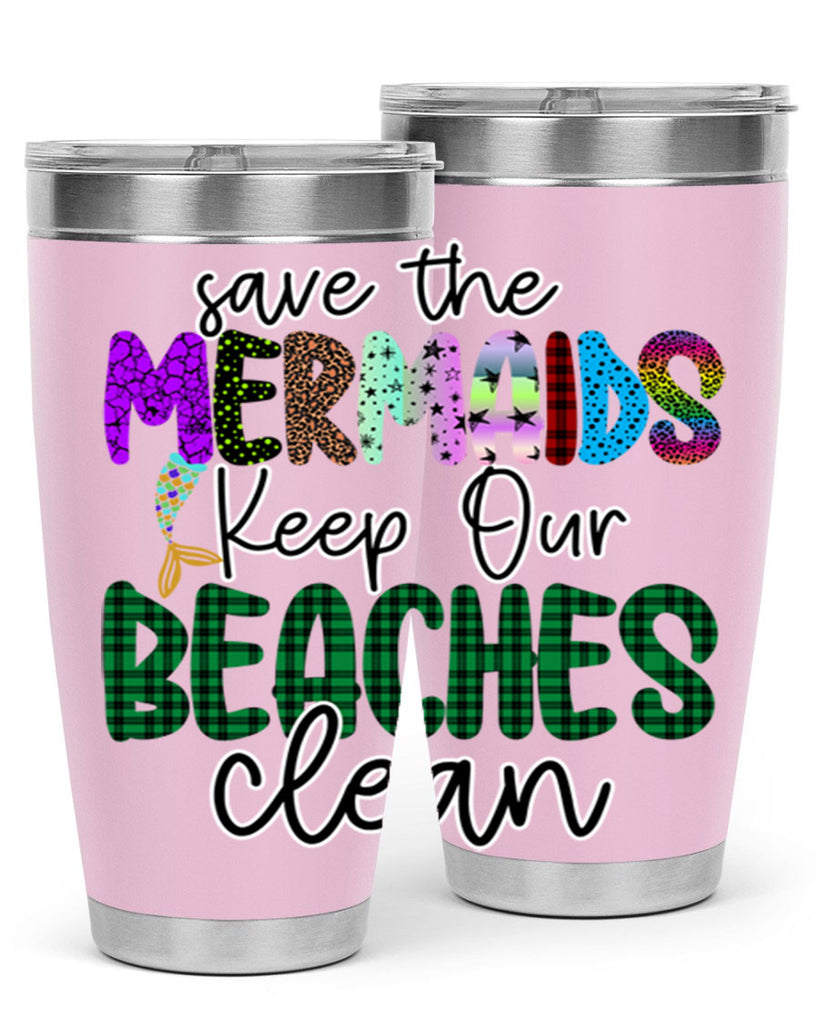 Save The Mermaids Keep Our 575#- mermaid- Tumbler