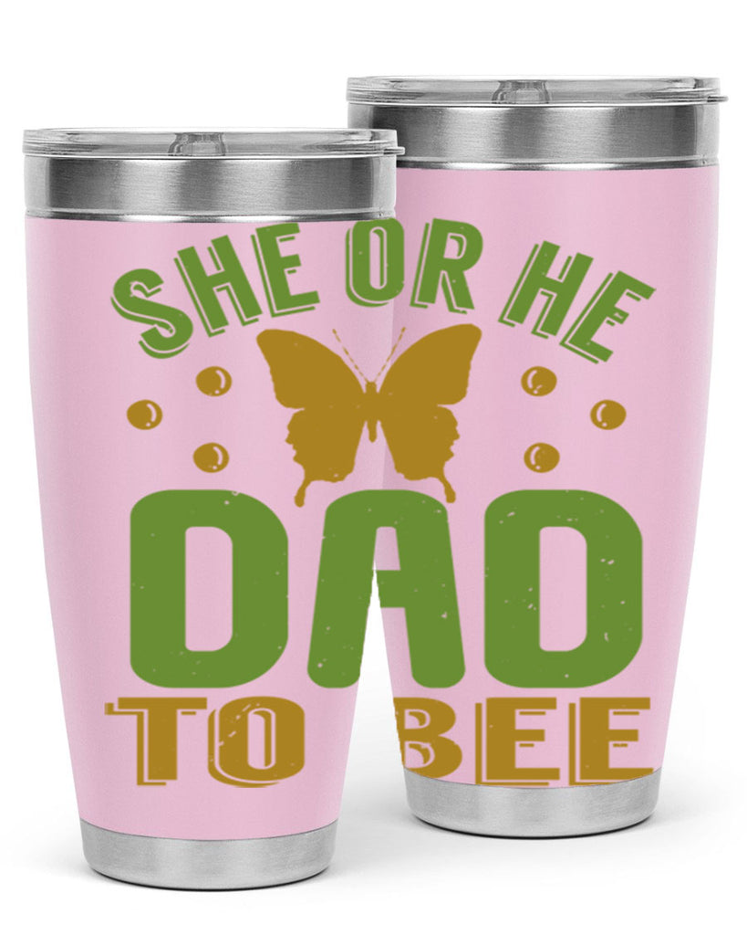 She or He Dad to bee Style 172#- baby- tumbler