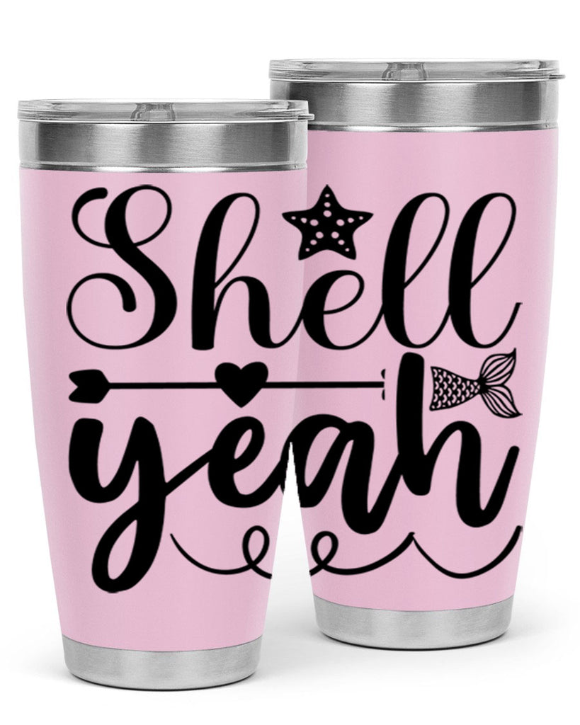 Shell Yeah 593#- mermaid- Tumbler