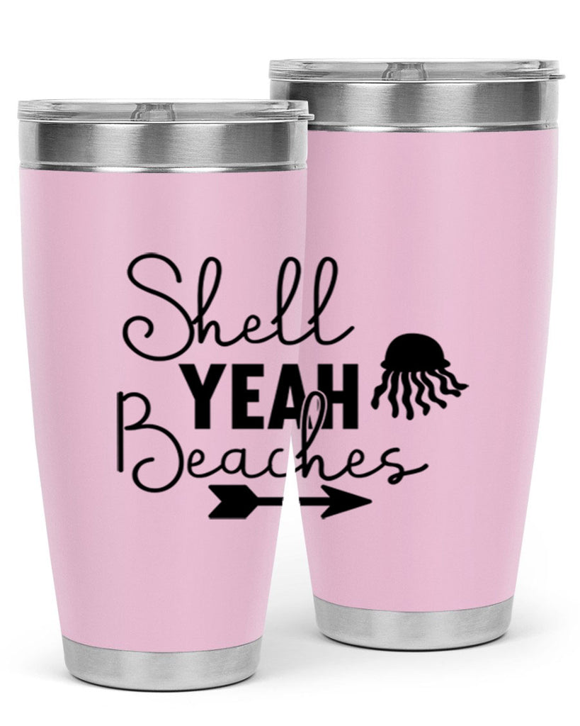 Shell Yeah Beaches 588#- mermaid- Tumbler