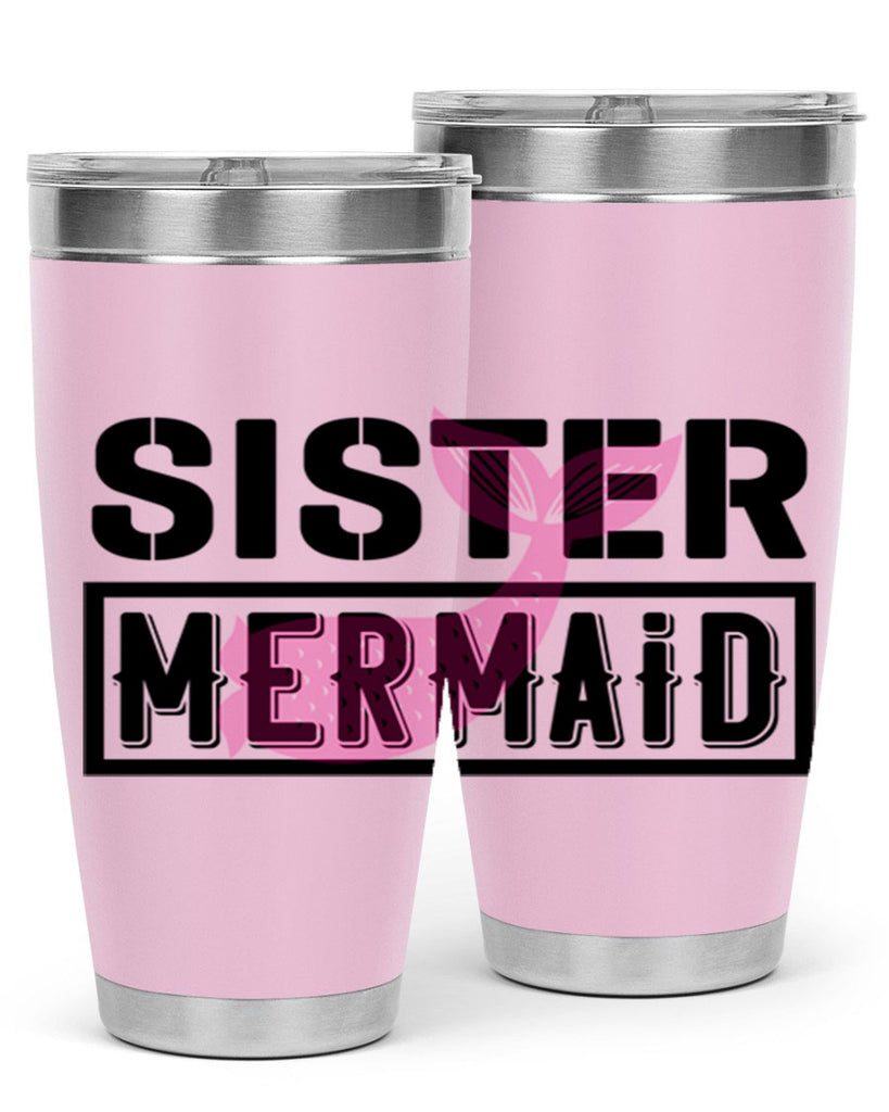 Sister mermaid 600#- mermaid- Tumbler