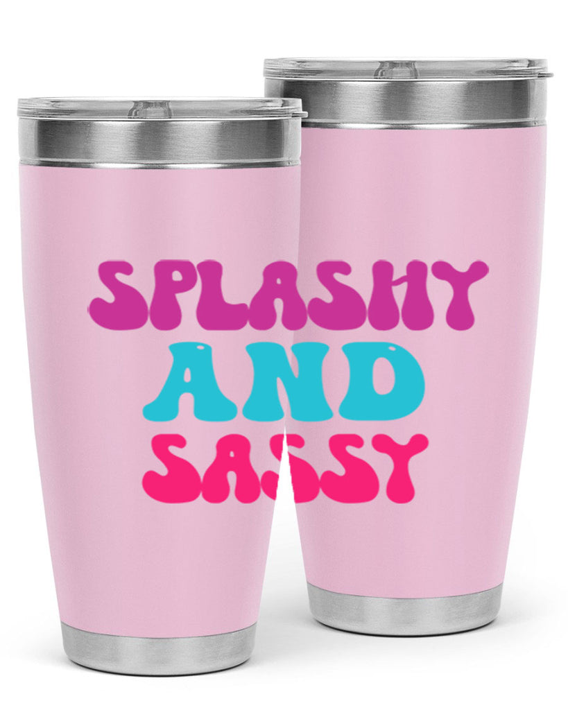 Splashy And Sassy 622#- mermaid- Tumbler