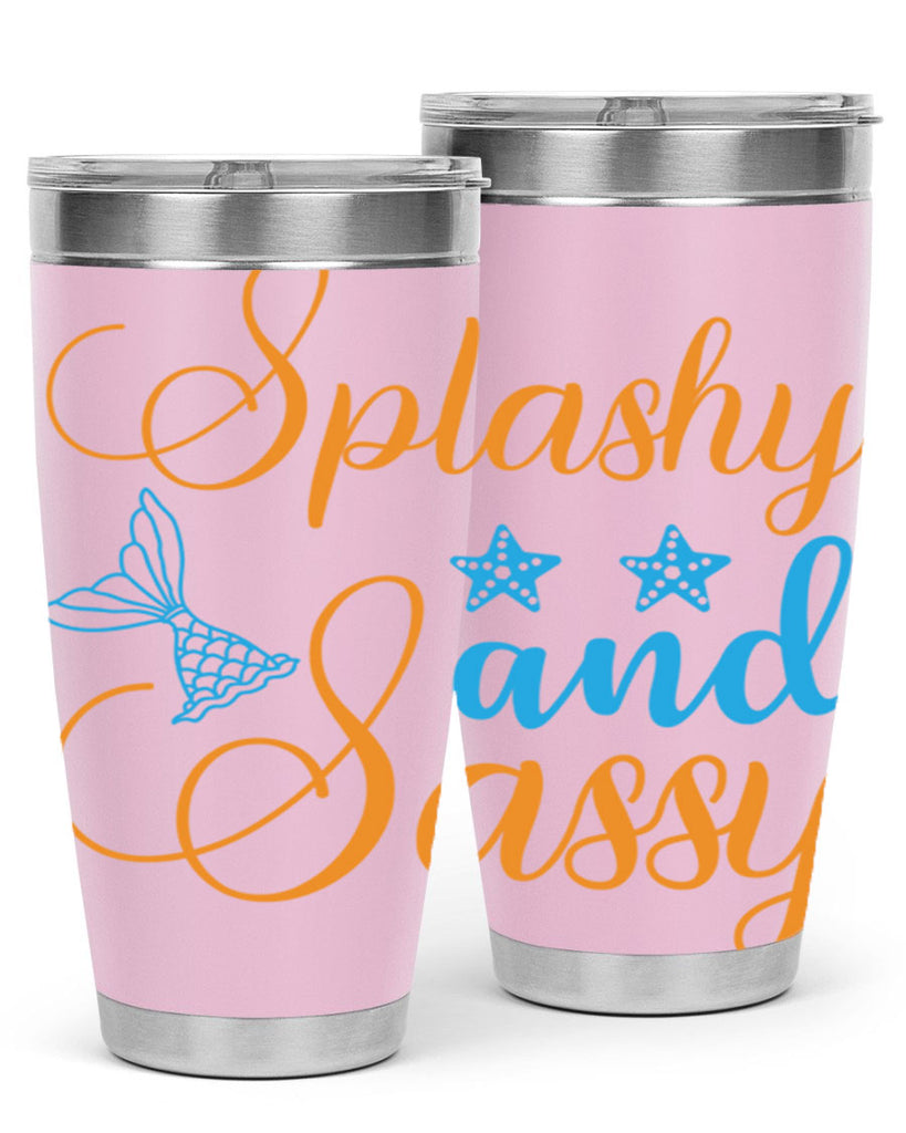 Splashy and Sassy Design 625#- mermaid- Tumbler