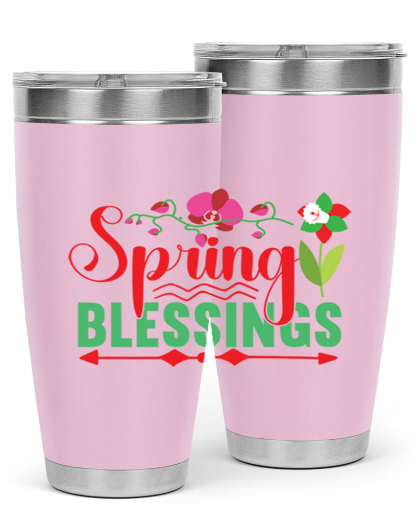Spring Blessings 418#- spring- Tumbler