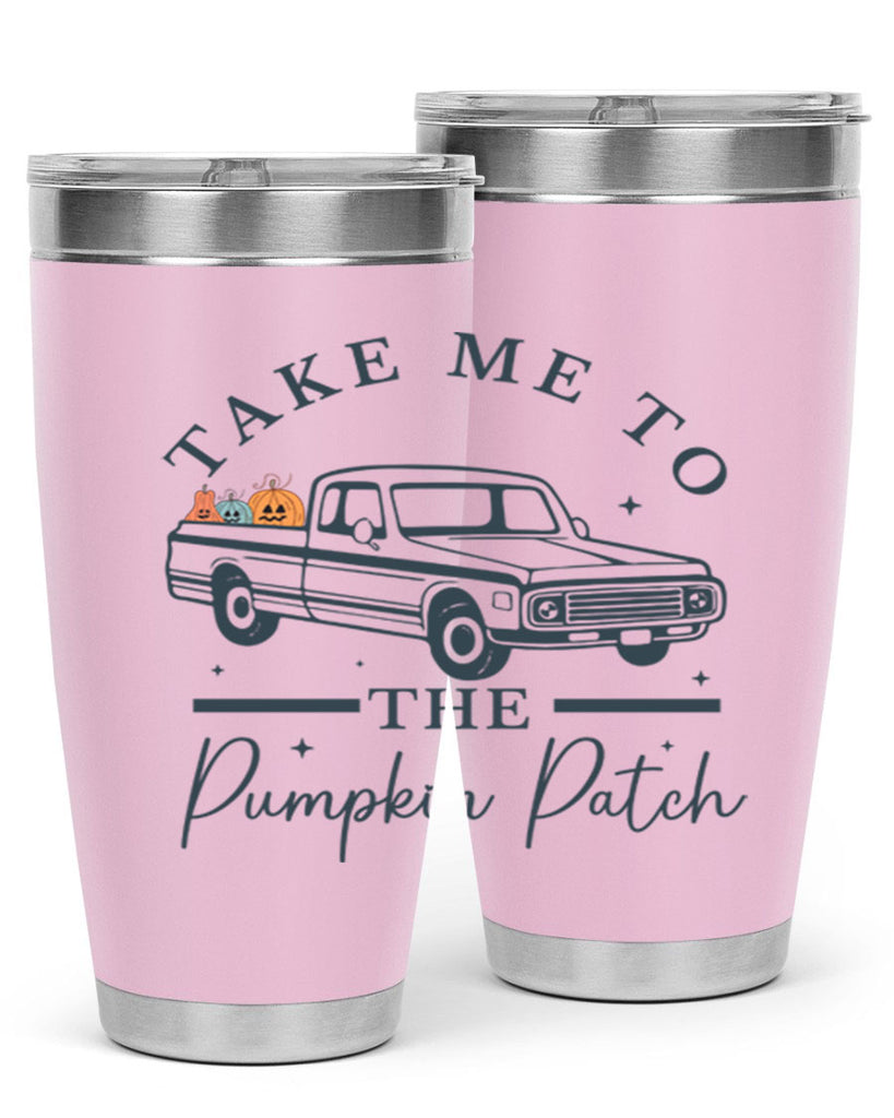 Take Me To The Pumpkin Patch 593#- fall- Tumbler