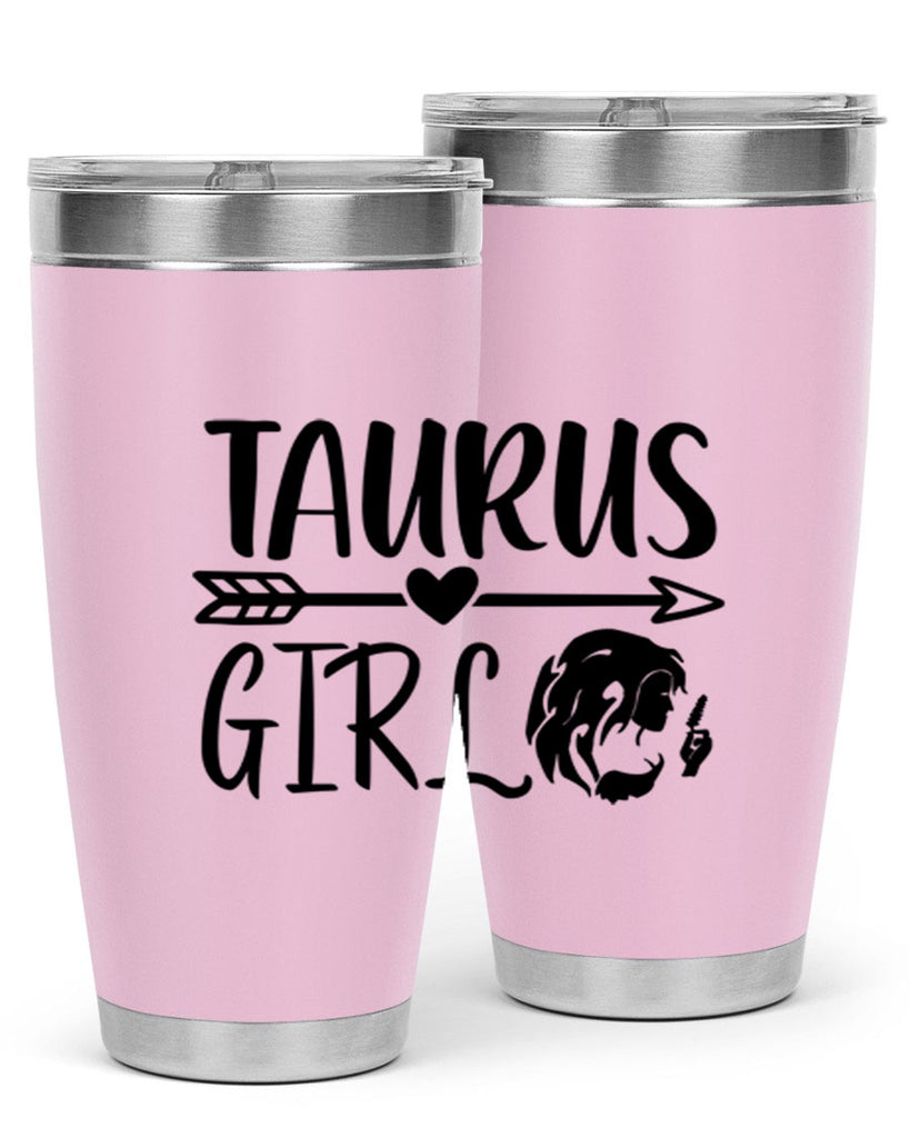 Taurus girl 498#- zodiac- Tumbler