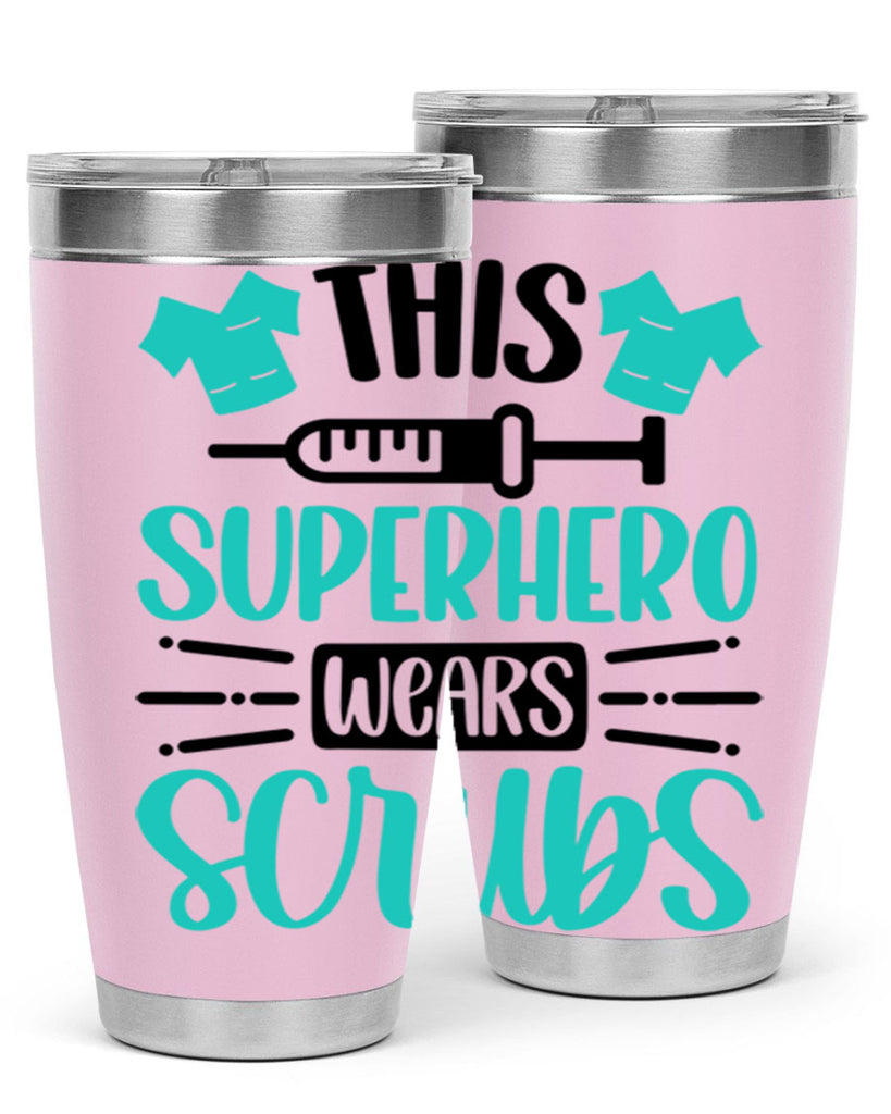 This Superhero Wears Style Style 18#- nurse- tumbler