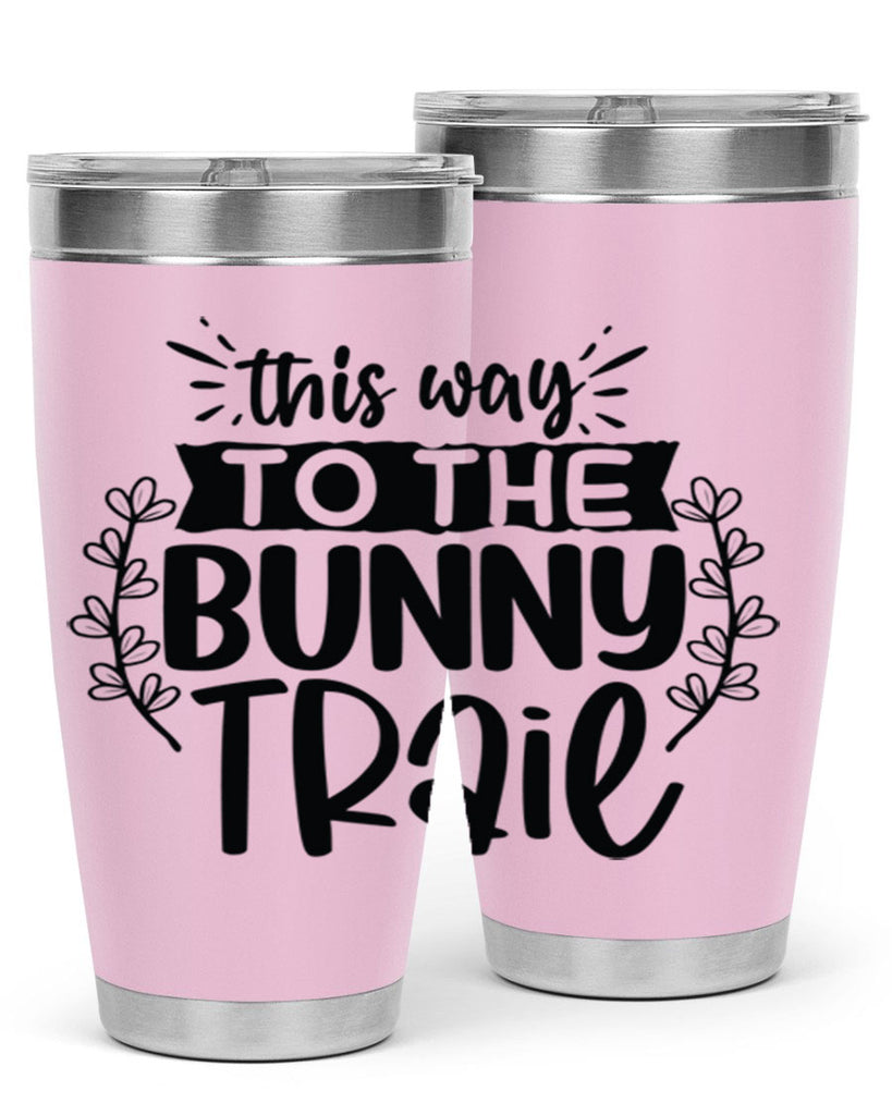 This way to the bunny 561#- spring- Tumbler