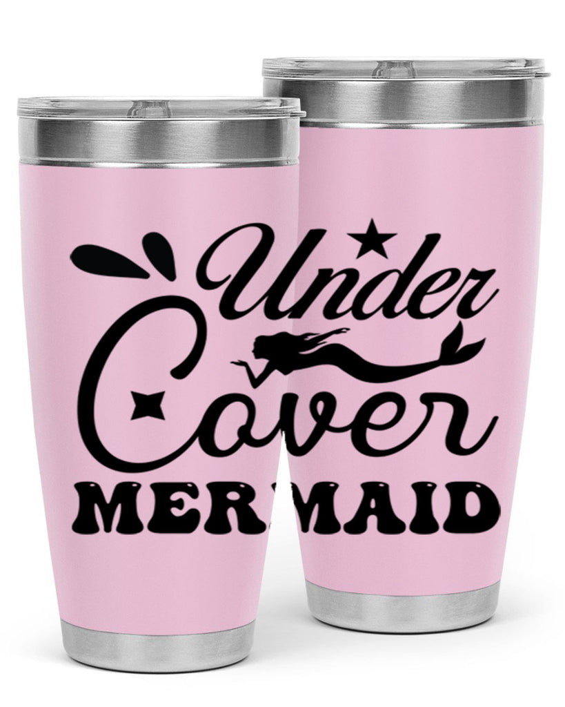 Under cover mermaid 646#- mermaid- Tumbler
