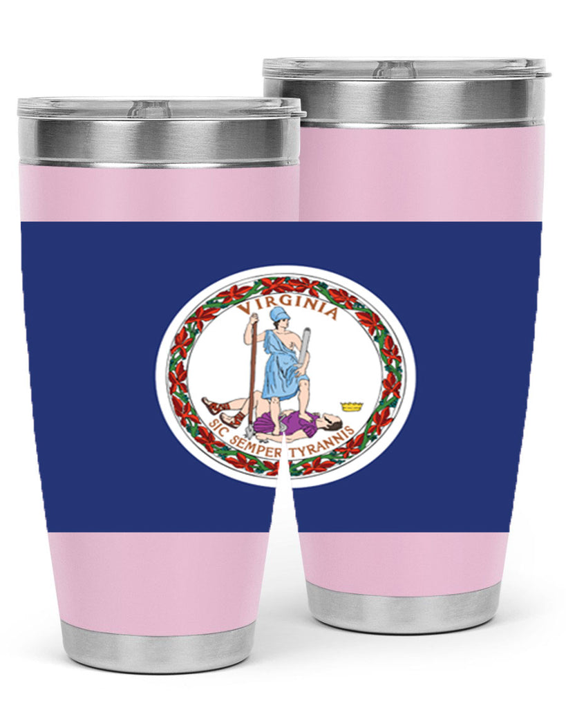 Virginia 6#- Us Flags- Tumbler