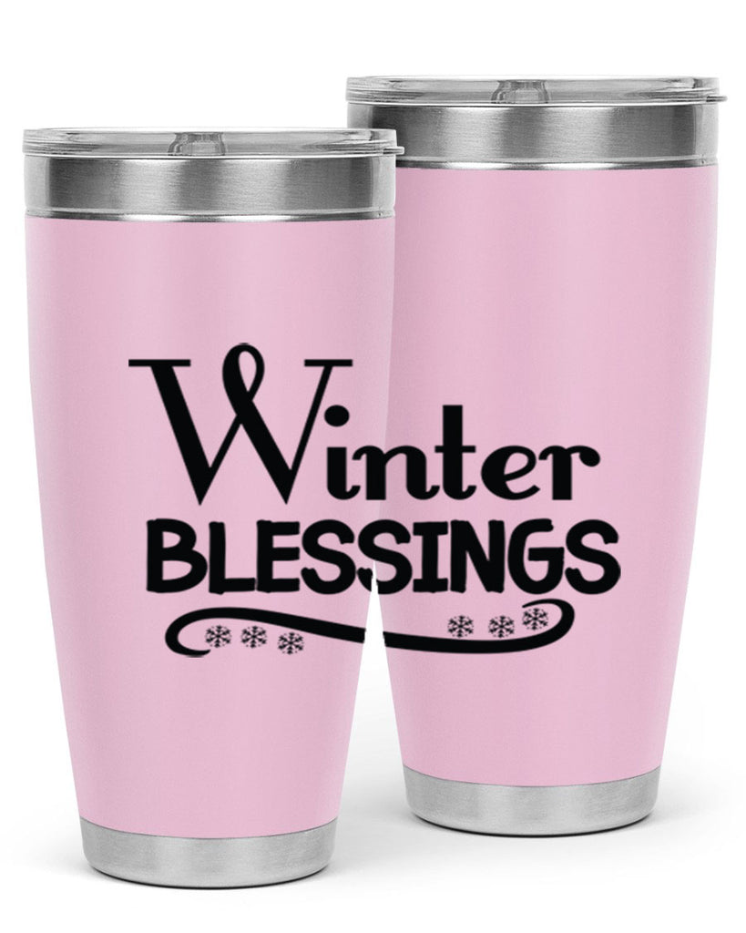 Winter Blessings 493#- winter- Tumbler