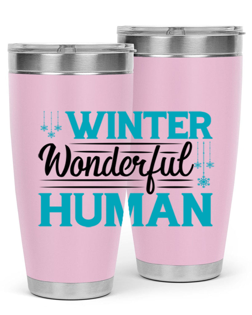 Winter Wonderful Time 569#- winter- Tumbler