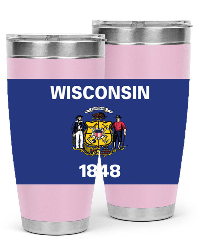 Wisconsin 2#- stateflags- Tumbler