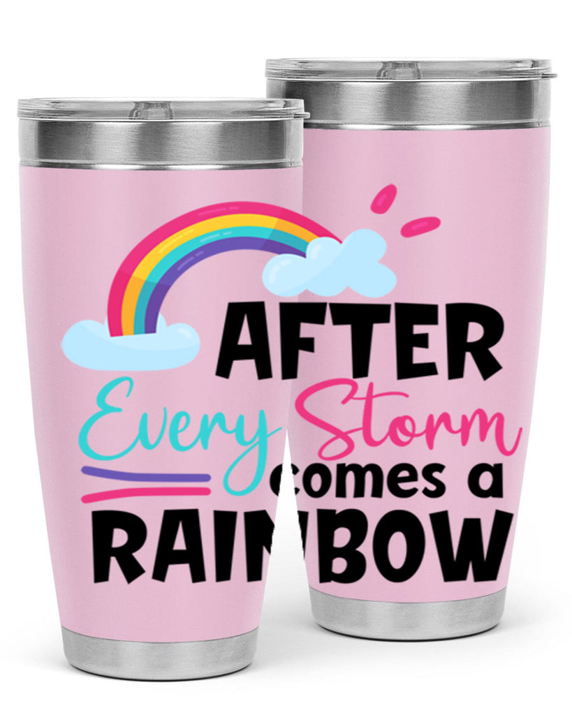 after every storm comes a rainbow Style 291#- baby- tumbler