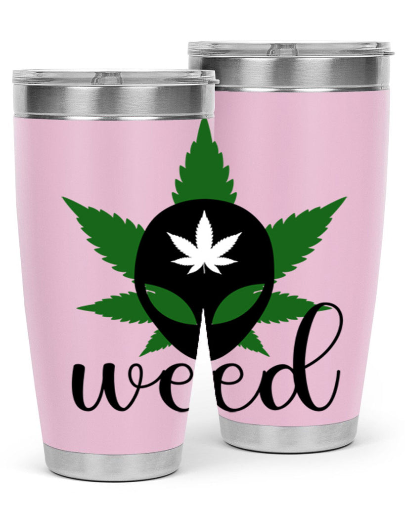 alien weed 12#- marijuana- Tumbler