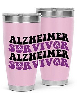 alzheimer survivor 9#- alzheimers- Tumbler