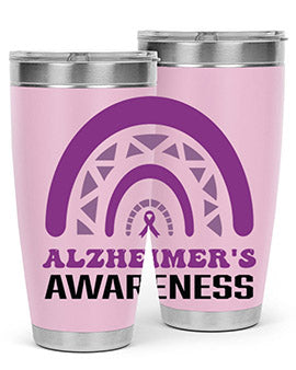 alzheimers awareness style 42#- alzheimers- Tumbler