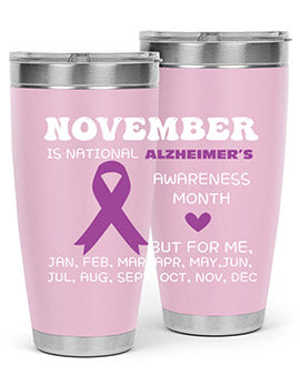 alzheimers awareness style 51#- alzheimers- Tumbler