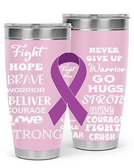 alzheimers awareness style 64#- alzheimers- Tumbler