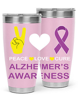 alzheimers awareness style 70#- alzheimers- Tumbler