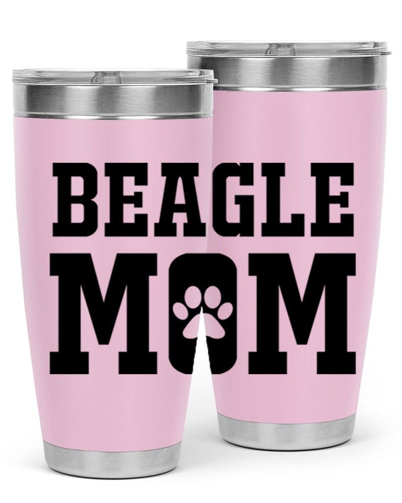 beagle mom 215#- mom- Tumbler