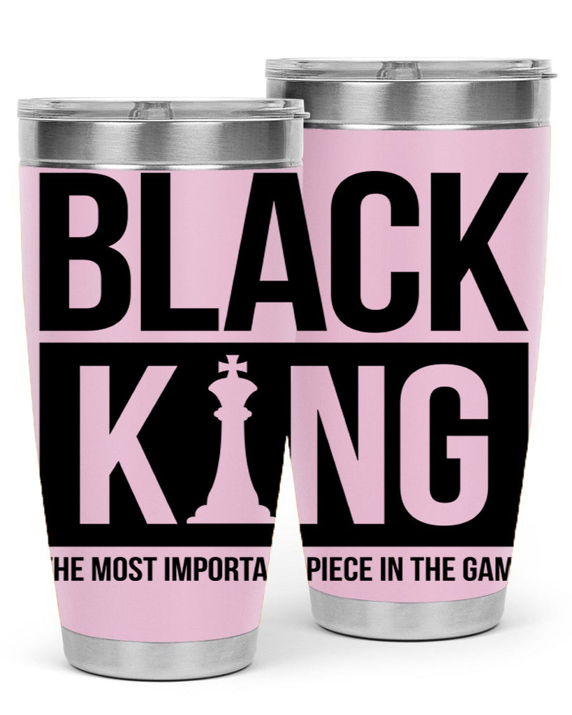 black king 234#- black words phrases- Cotton Tank