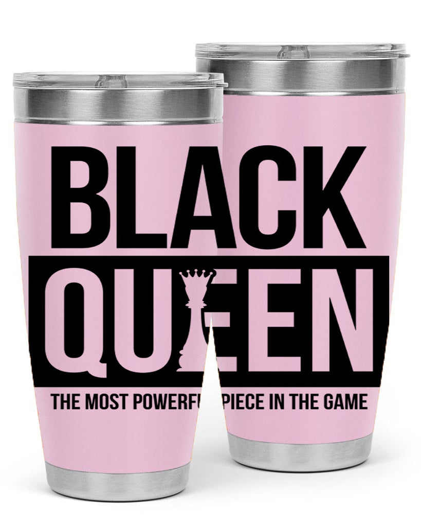 black queen chess 224#- black words phrases- Cotton Tank