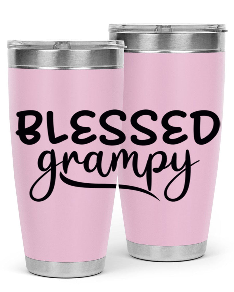 blessed grampy 77#- grandpa - papa- Tumbler