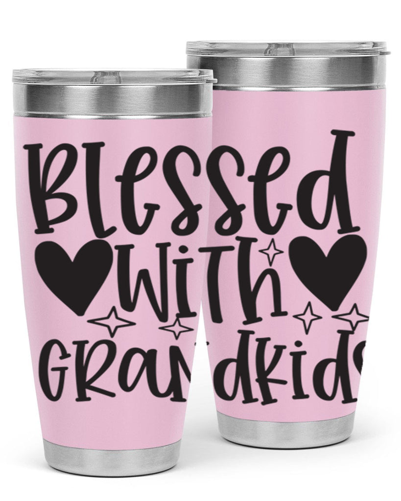 blessed with grandkids 415#- mom- Tumbler