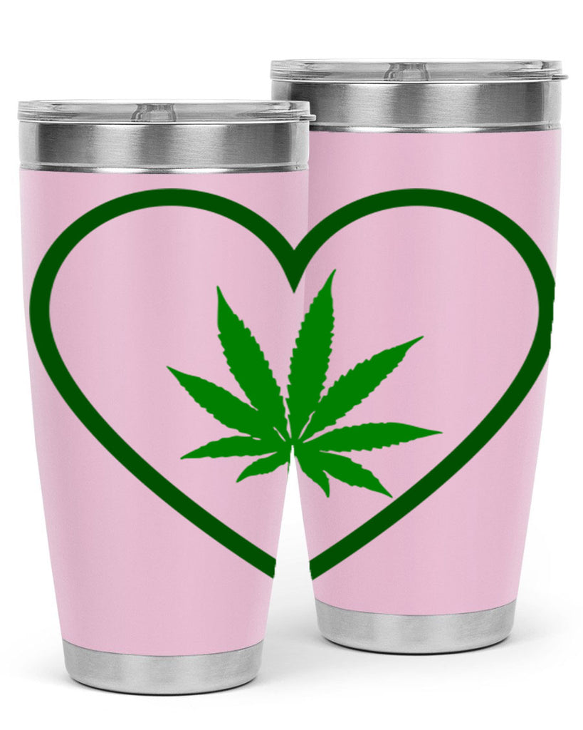 cannabis art 42#- marijuana- Tumbler