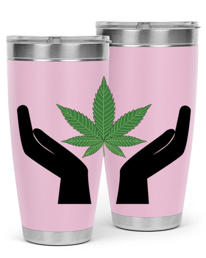 cannabis hands 44#- marijuana- Tumbler