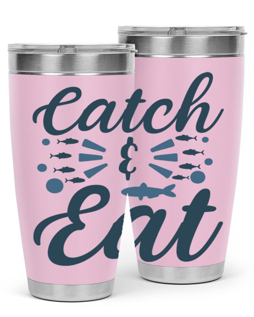 catch eat 173#- fishing- Tumbler