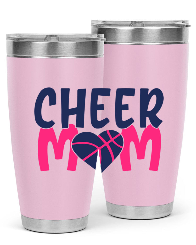 cheer mom 1746#- cheer- Tumbler