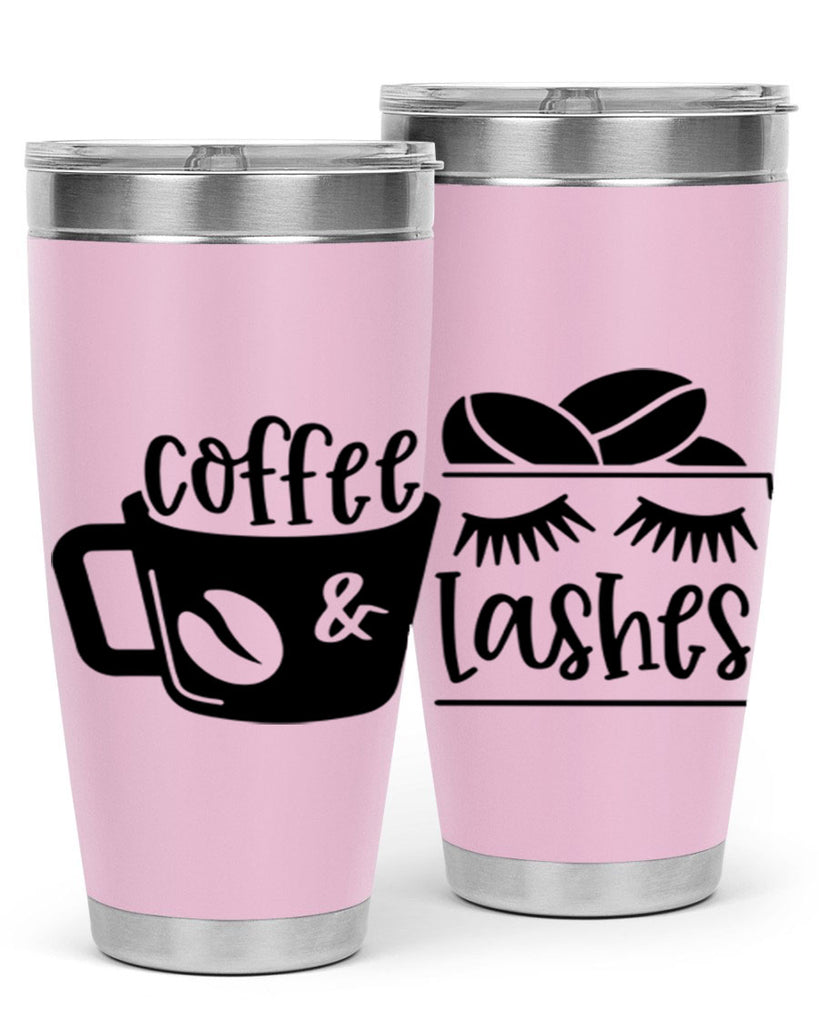 coffee lashes 176#- coffee- Tumbler