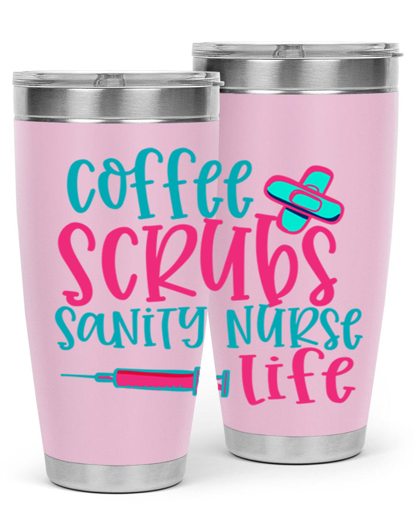 coffee scrubs sanity nurse life Style Style 207#- nurse- tumbler